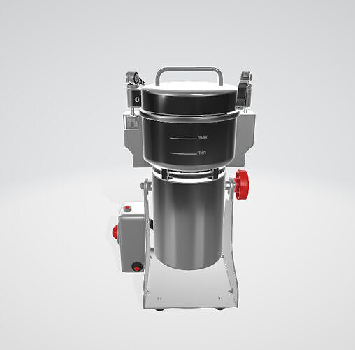 household herbal medicine grinder 3D model