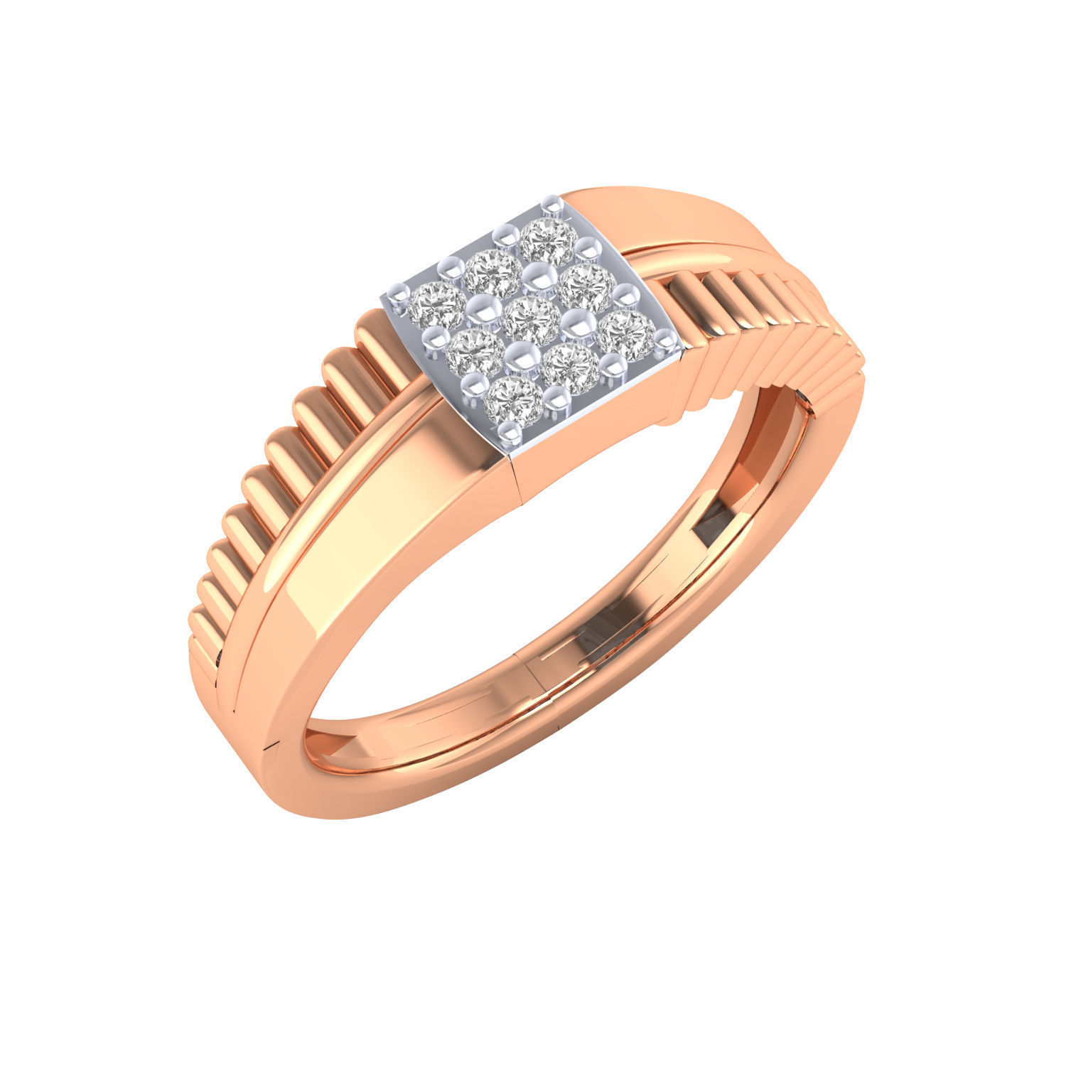 Women Ring Render 3dm STL MTL SLC JCD OBJ FBX Details 3D print model_1
