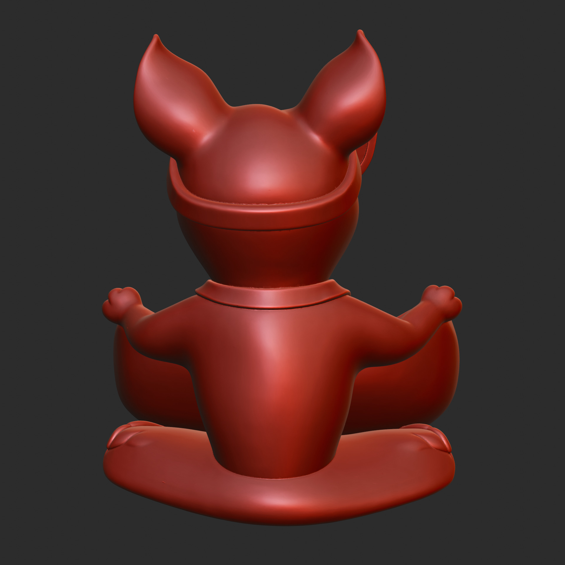 Bulldog Butler Bowl 3D print model_13