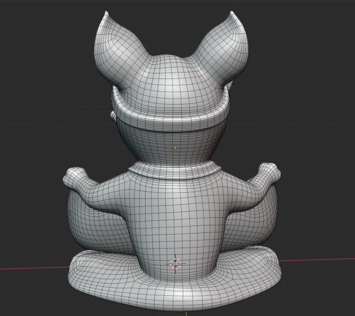Bulldog Butler Bowl 3D print model_9