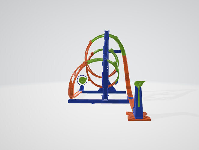 Hot Wheels Car 3D model 2