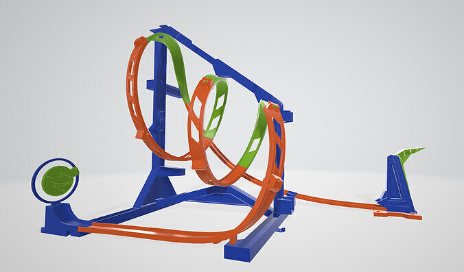 Hot Wheels Car 3D model 5