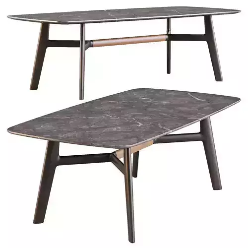 Poliform Curve Stone - Dining Tables