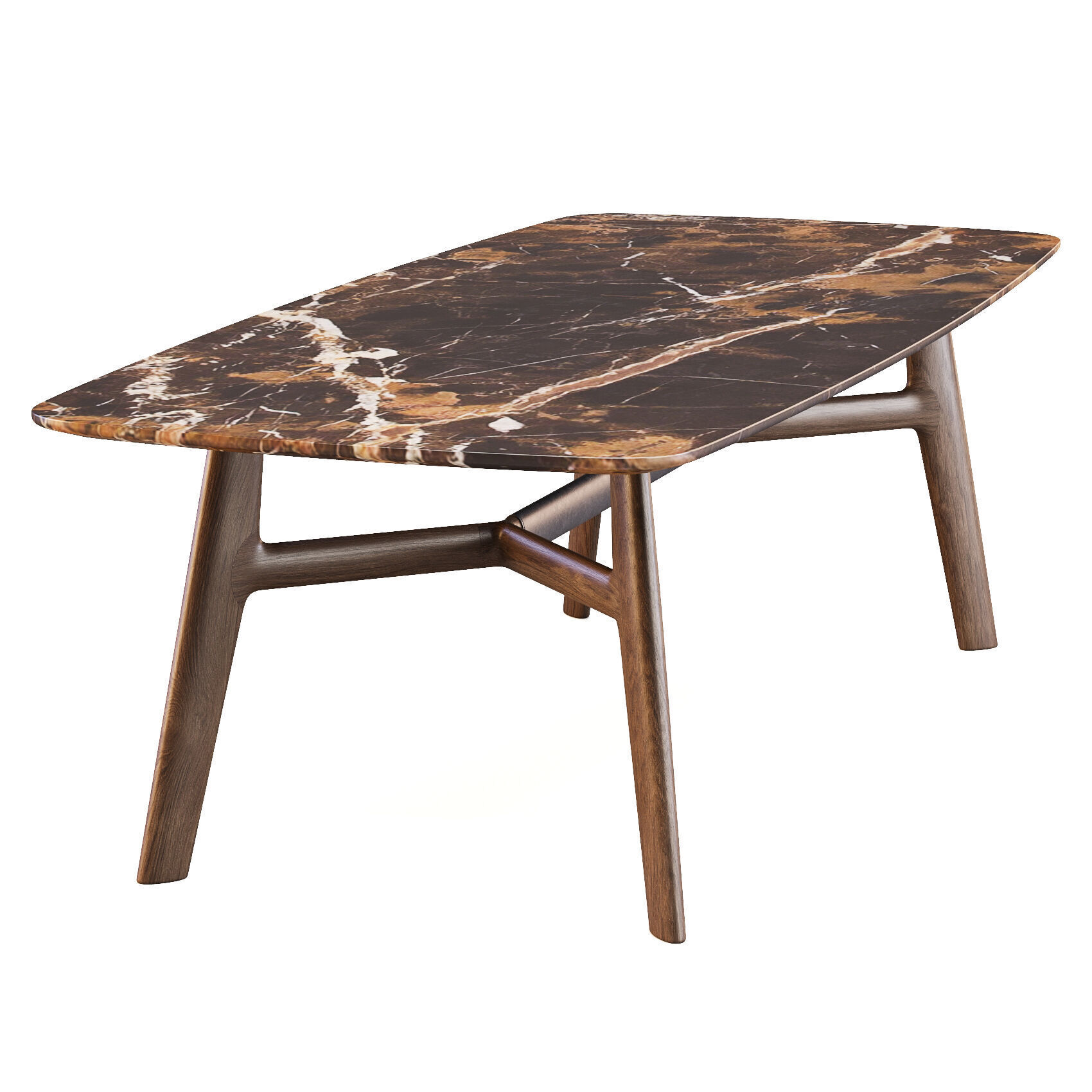 Poliform Curve Stone - Dining Tables 3D model_2