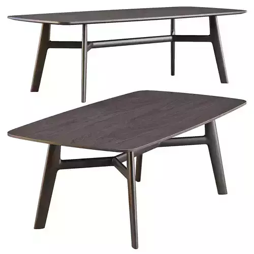 Poliform Curve Wood - Dining Tables