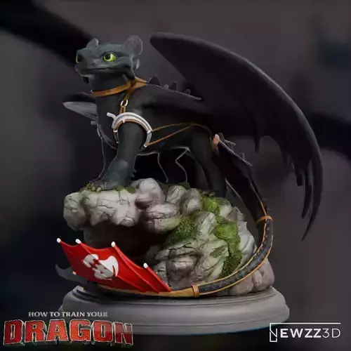 Toothless - How to Train Your Dragon 3D print model