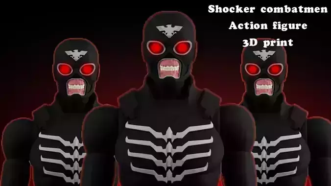 SHOCKER COMBATMEN ACTION FIGURE 