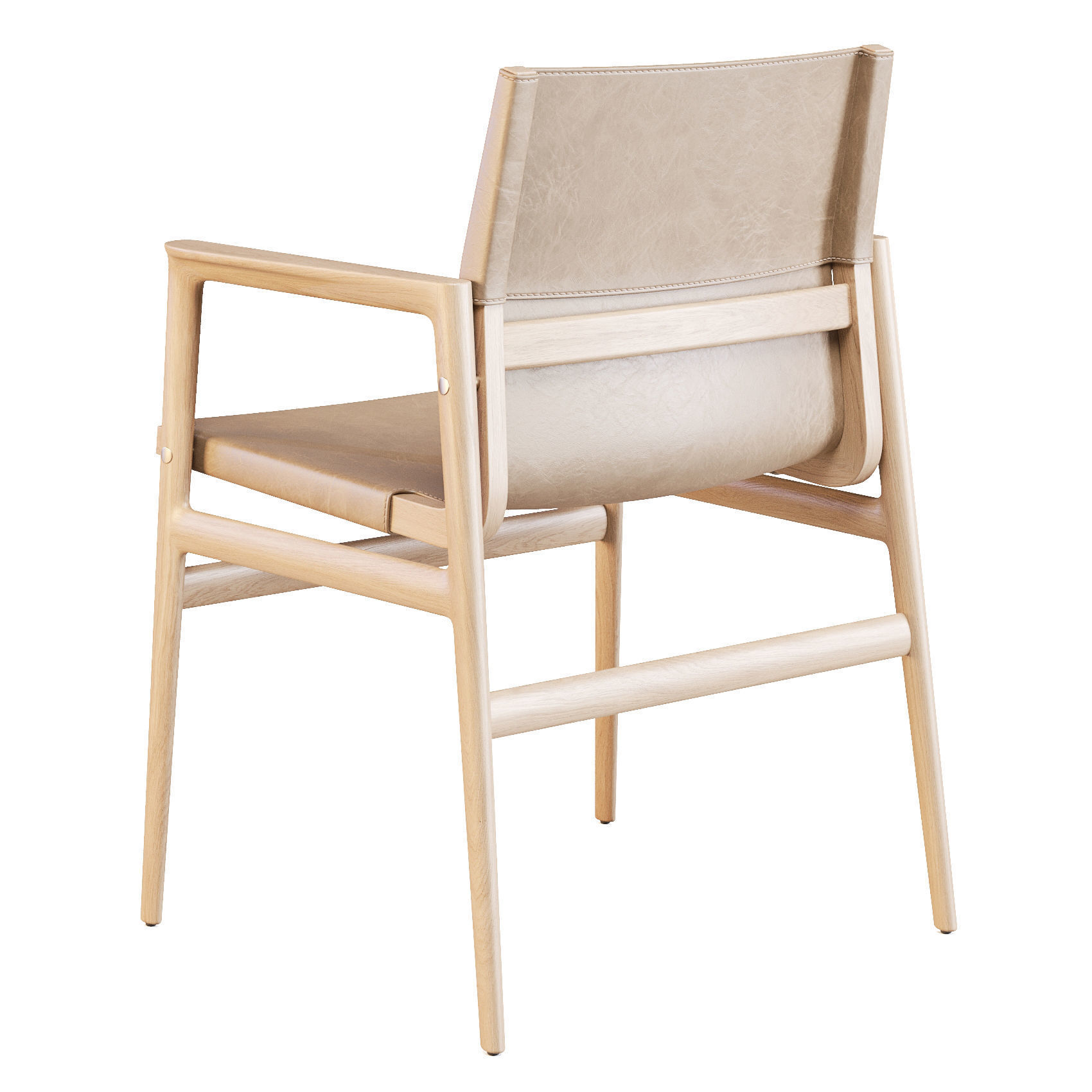Poliform Ipanema with Armrest - Dining Chair 3D model_2