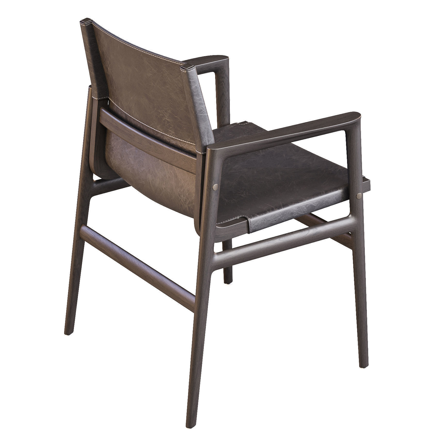 Poliform Ipanema with Armrest - Dining Chair 3D model_5