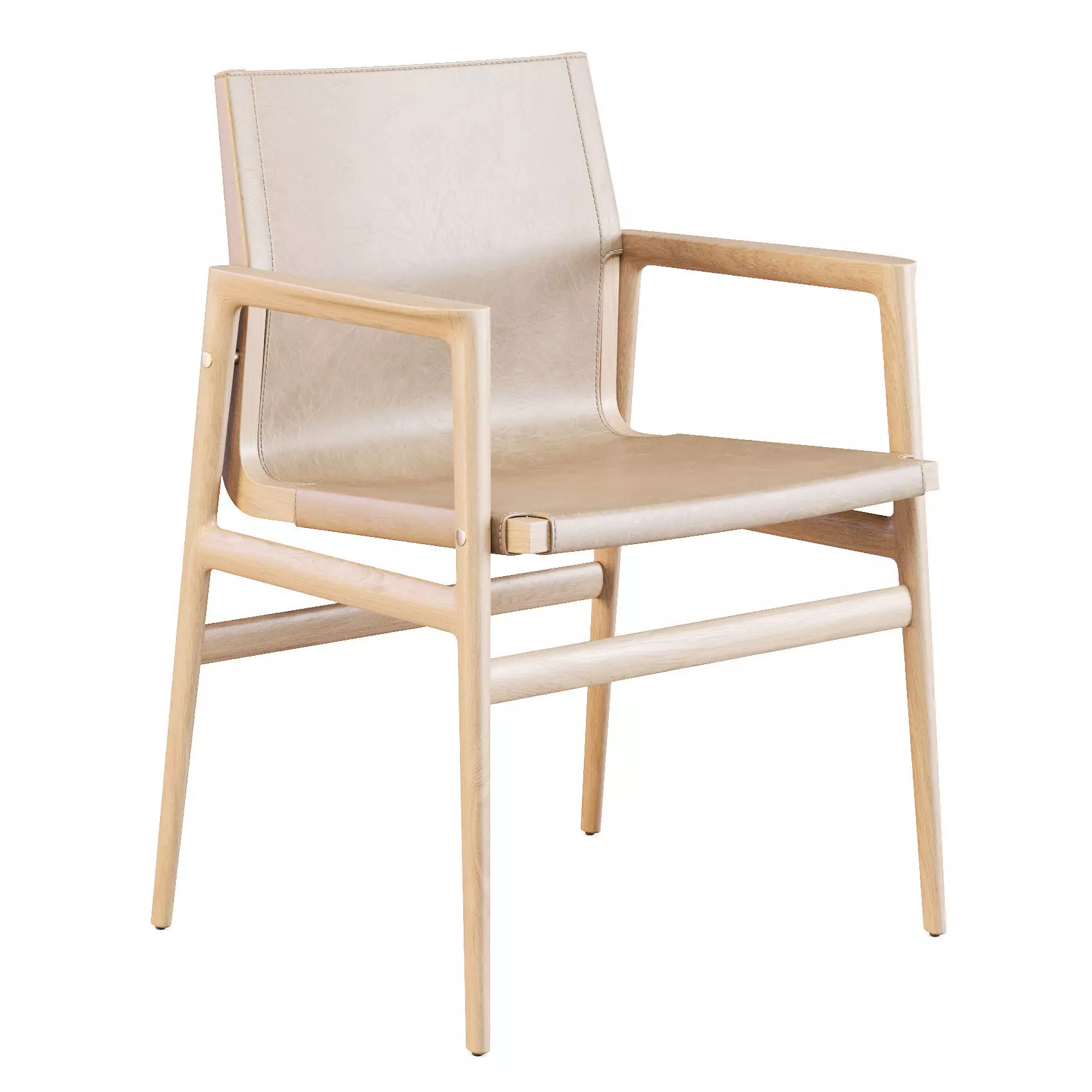 Poliform Ipanema with Armrest - Dining Chair 3D model_0