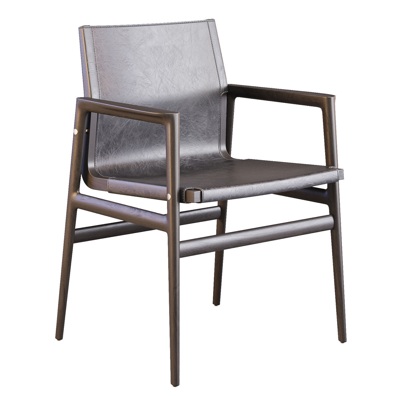Poliform Ipanema with Armrest - Dining Chair 3D model_1