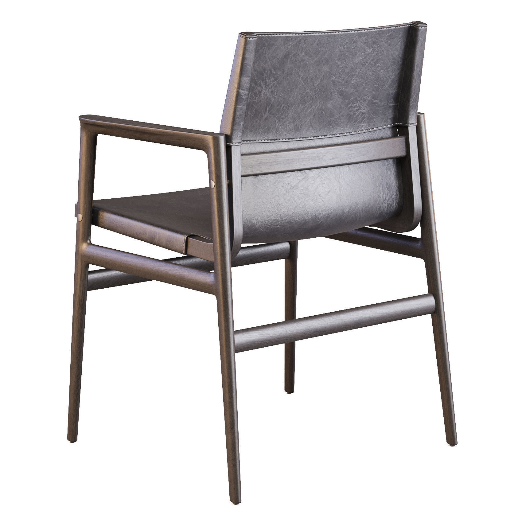 Poliform Ipanema with Armrest - Dining Chair 3D model_3