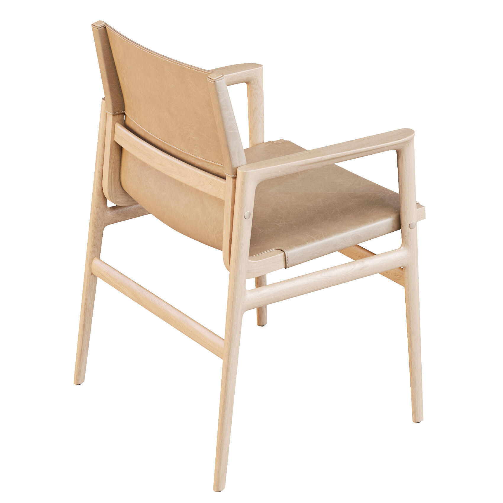 Poliform Ipanema with Armrest - Dining Chair 3D model_4