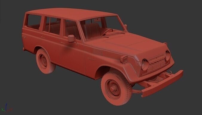 Toyota Land Cruiser J50 1975 3D print model