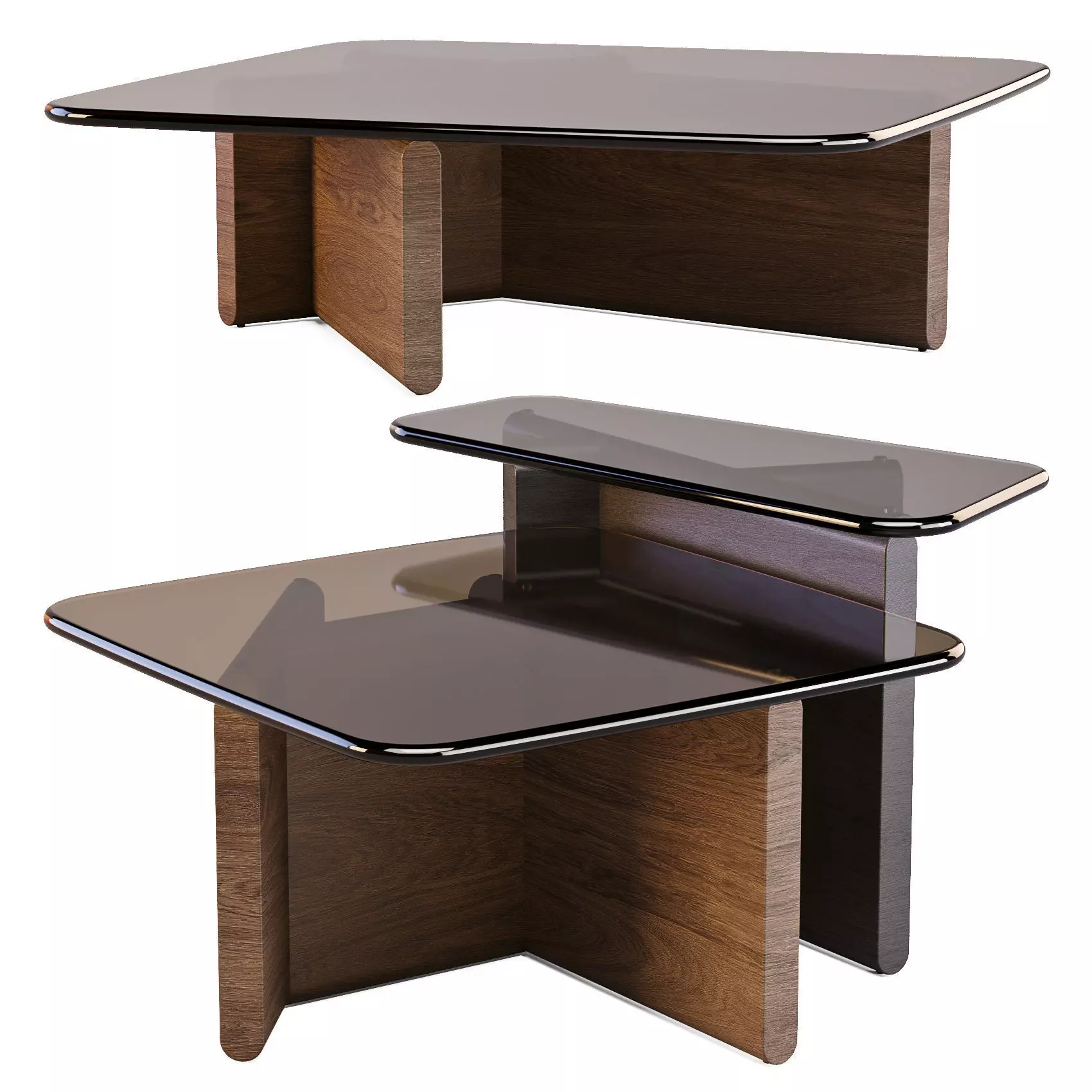 FiamItalia Type - Coffee and Side Tables 3D model_0