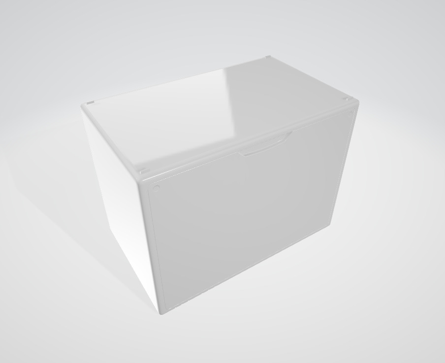 vidaXL Storage Chest Toy Chest Coffee Table 3D model_1