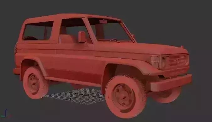 Toyota Land Cruiser J70 3door 1990