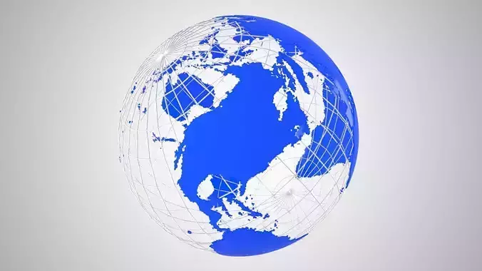 Globe News Skeleton Royal Blue