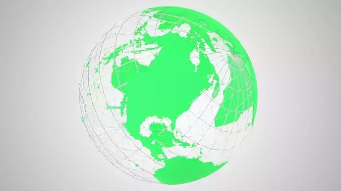 Globe News Skeleton Green