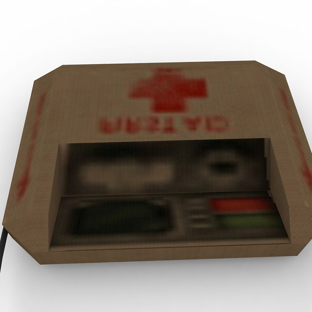 emergency doctor box 3D model_3
