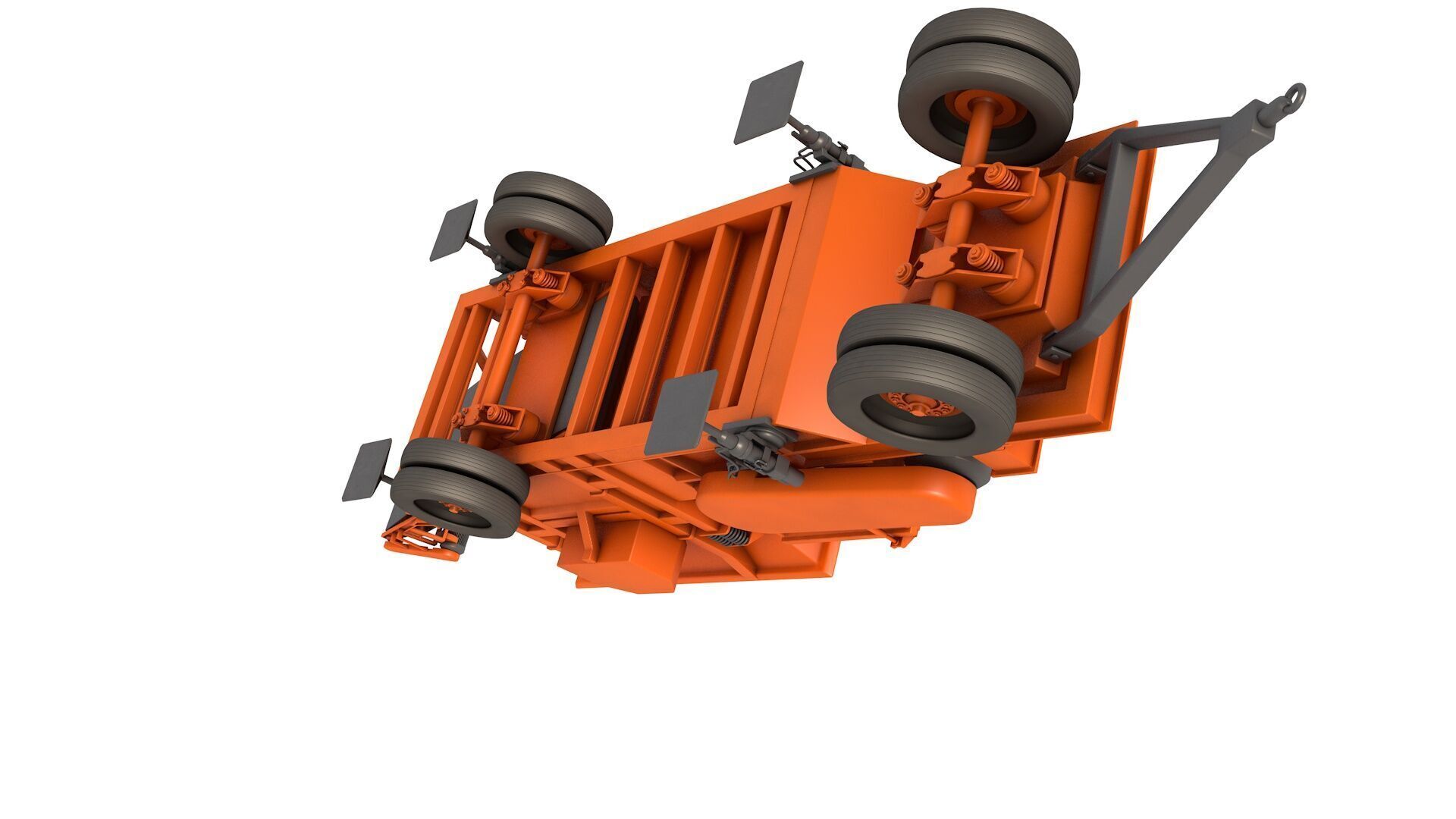 Stone Crusher Machine 3D model_4