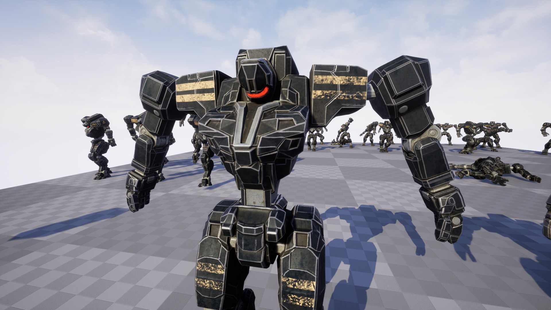 Mech Tank Low-poly 3D model_23