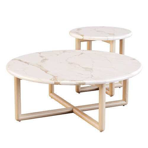 GlobeWest Camille - Coffee and Side Table 3D model