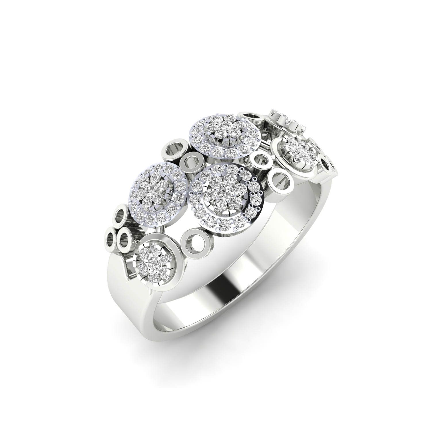 Women Ring Render 3dm STL MTL SLC JCD OBJ FBX Details 3D print model_4