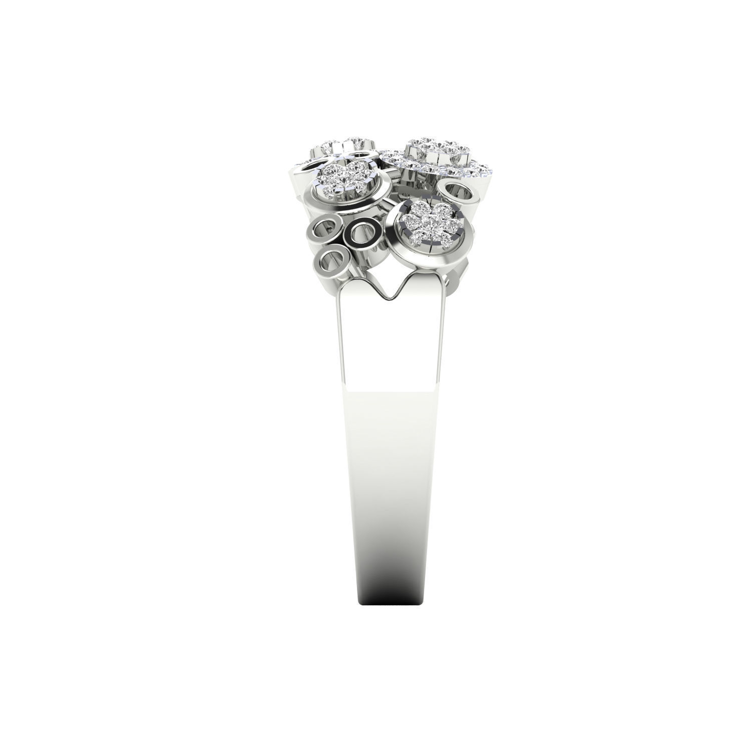 Women Ring Render 3dm STL MTL SLC JCD OBJ FBX Details 3D print model_8