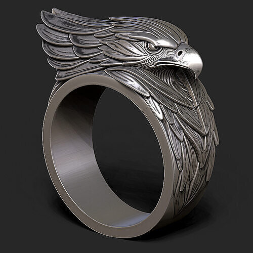 Ring Eagle 3D print model