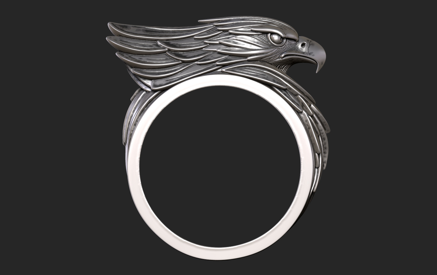 Ring Eagle 3D print model_15