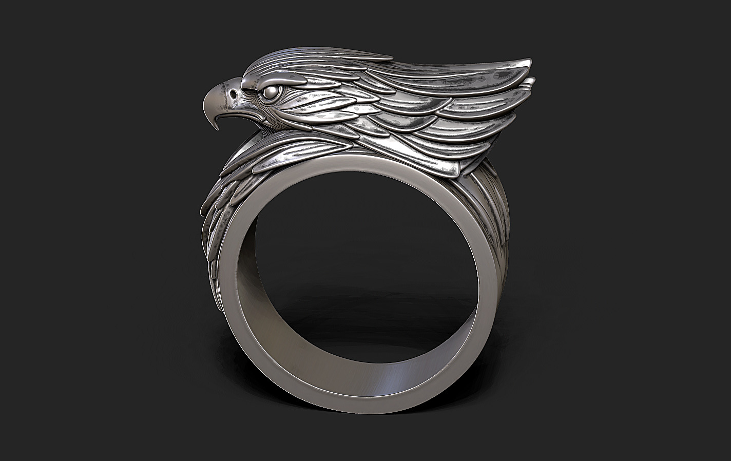 Ring Eagle 3D print model_6