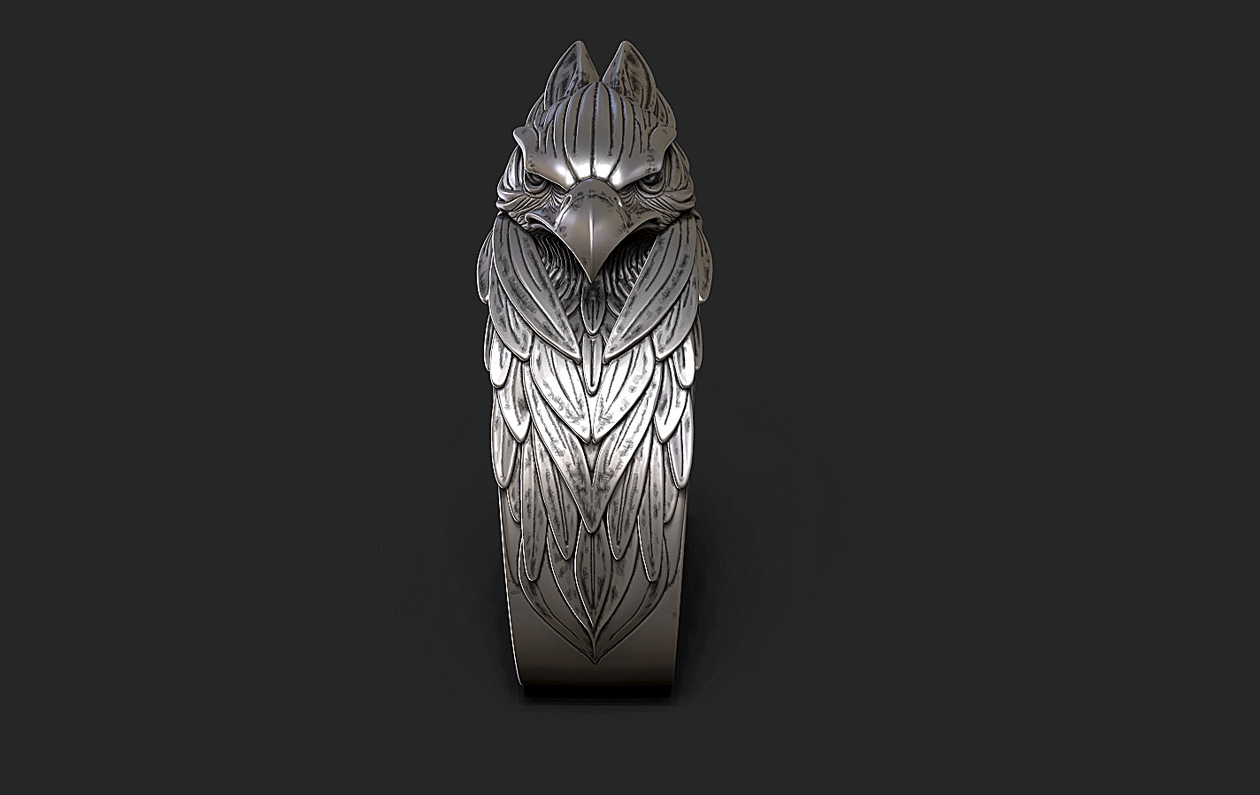 Ring Eagle 3D print model_8