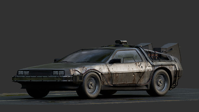 Delorean - Ready Player One 3D model