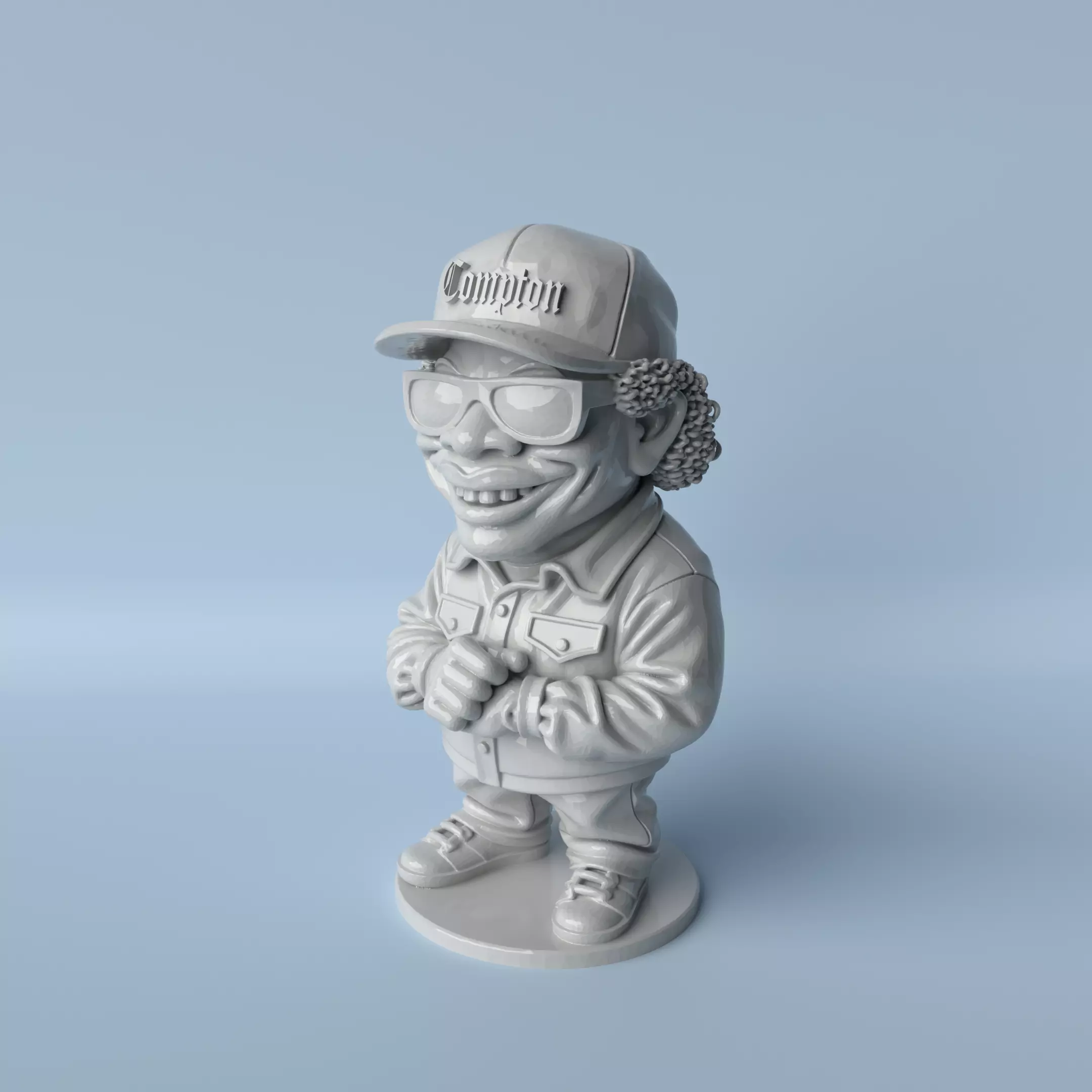 Eazy Hustle Eazy-E Caricature Sculpture 3D print model