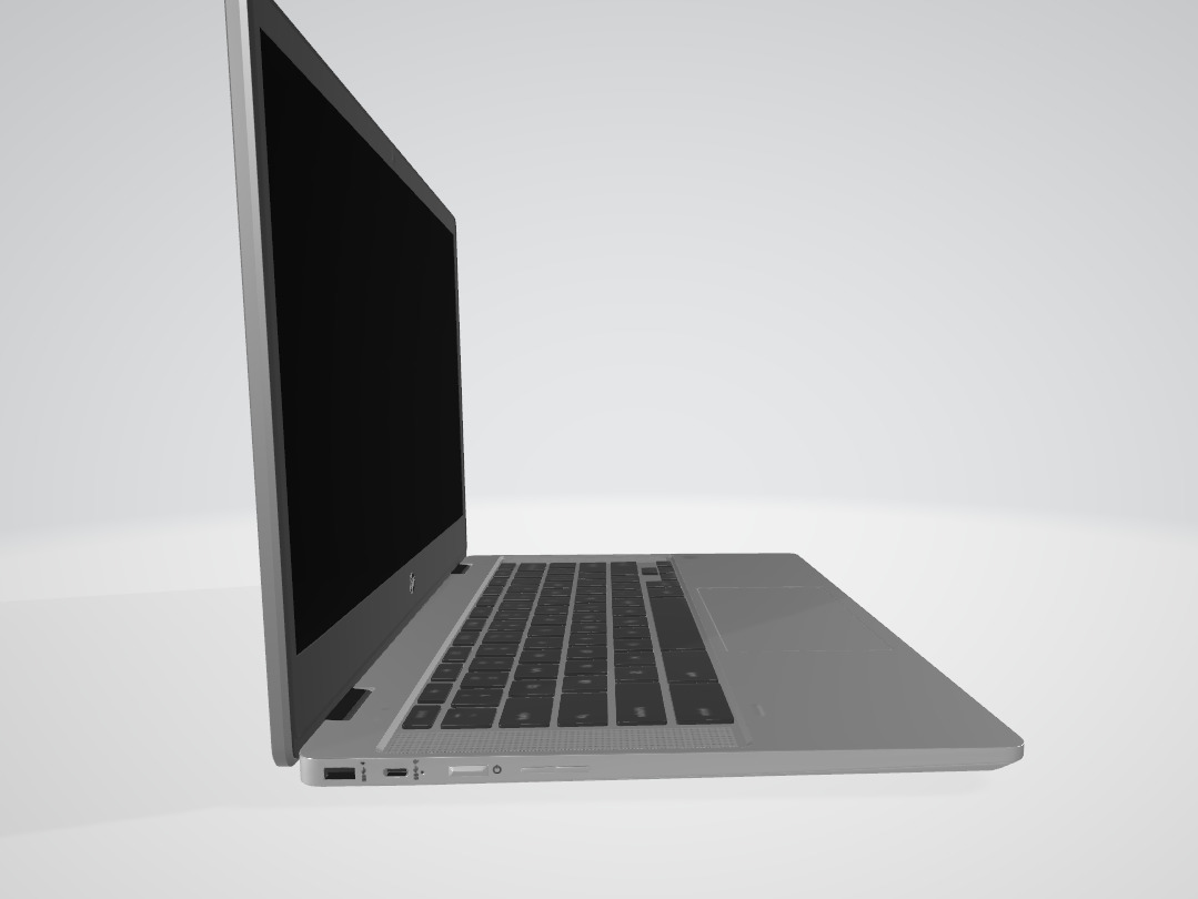 HP Chromebook 3D model_2