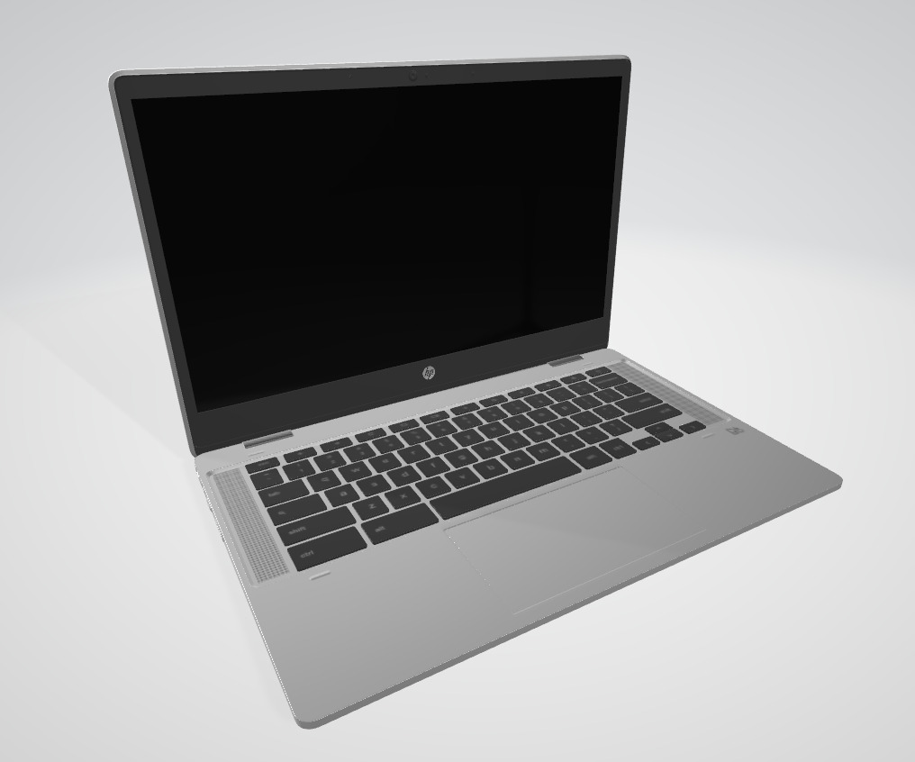 HP Chromebook 3D model_1
