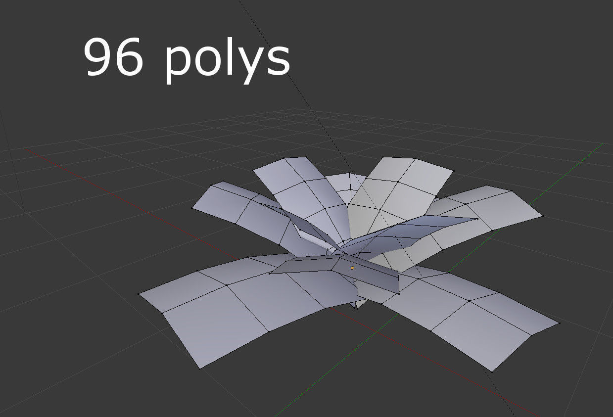 Plant sage leaf Low-poly 3D model_5