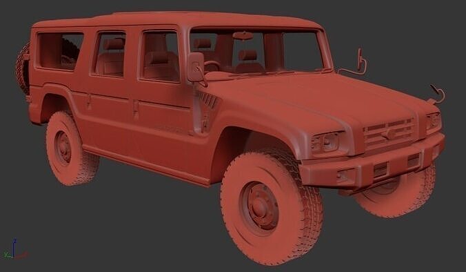 Toyota Mega Cruiser BXD20 1996 3D print model