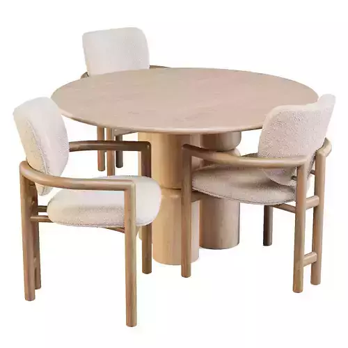 Dining Set - Hayes Table and Madeira Chairs
