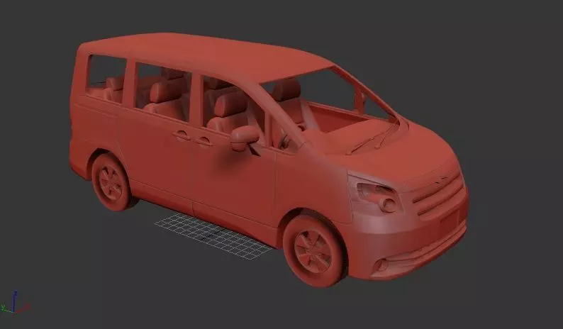 Toyota Noah 2010 3D print model_0