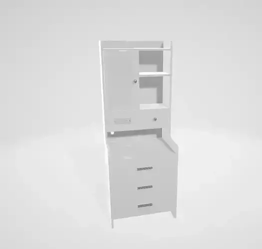  Elevated Nightstand Set with USB Ports