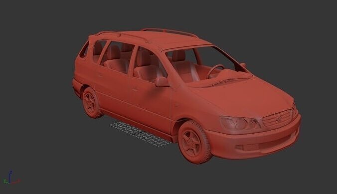 Toyota Picnic 1998 3D print model