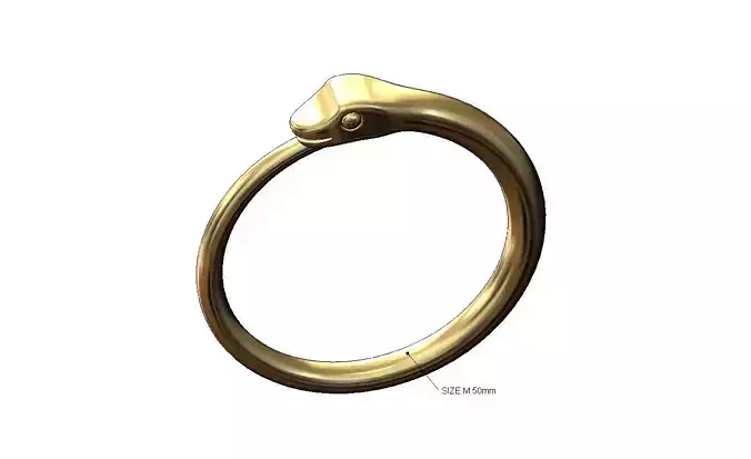 Serpent carving carving cuff bracelet bangle