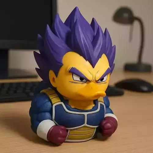 Rubber Duck - Ultra Ego Vegeta Dragon ball - 3D print 3D print model
