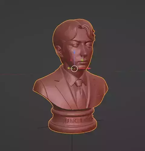 Stylized Bust of Jungkook BTS