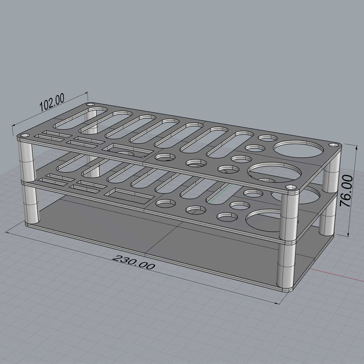 Tool holder 3D print model_3
