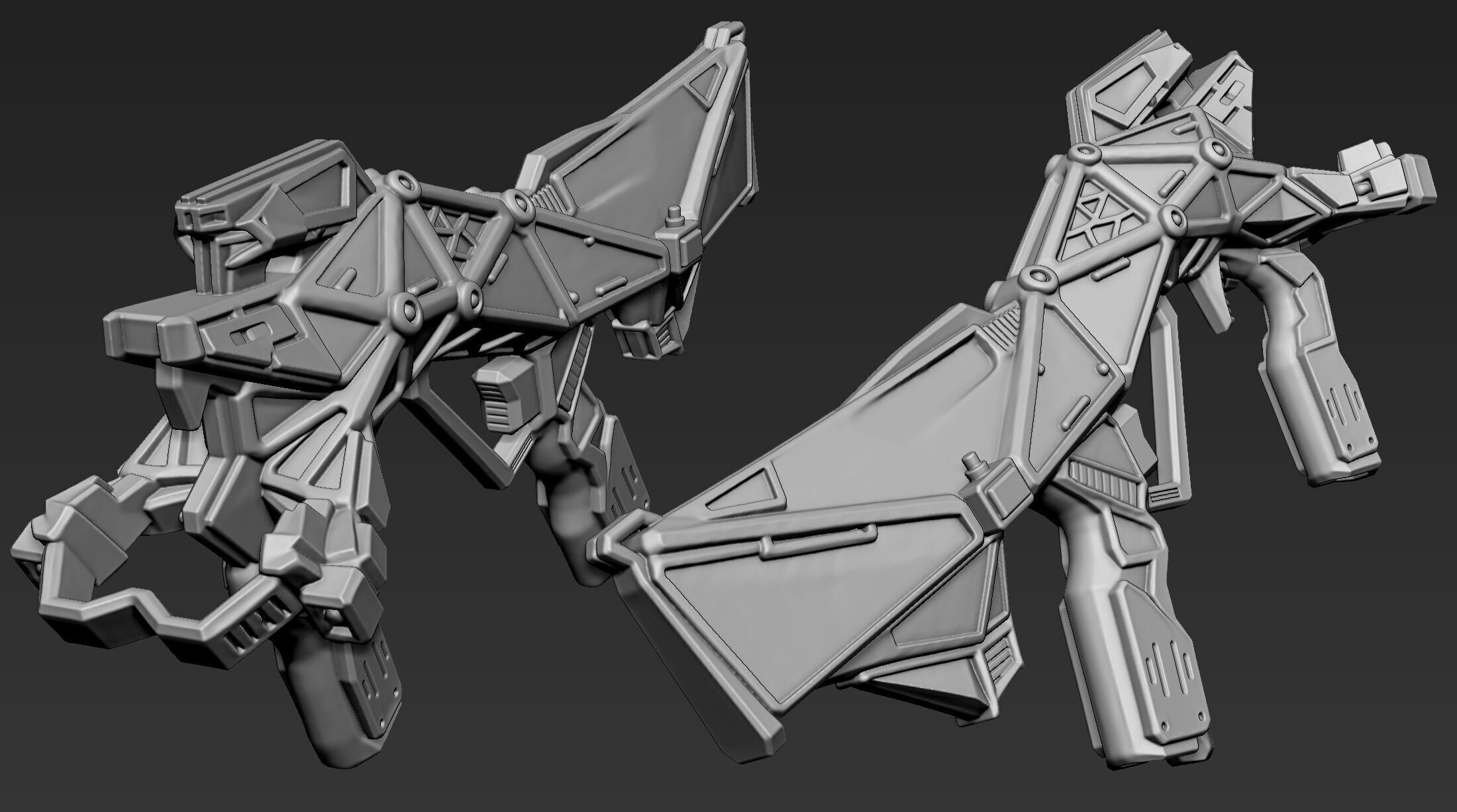 3D Printable Sci-Fi Weapon Part 4 3D model_7