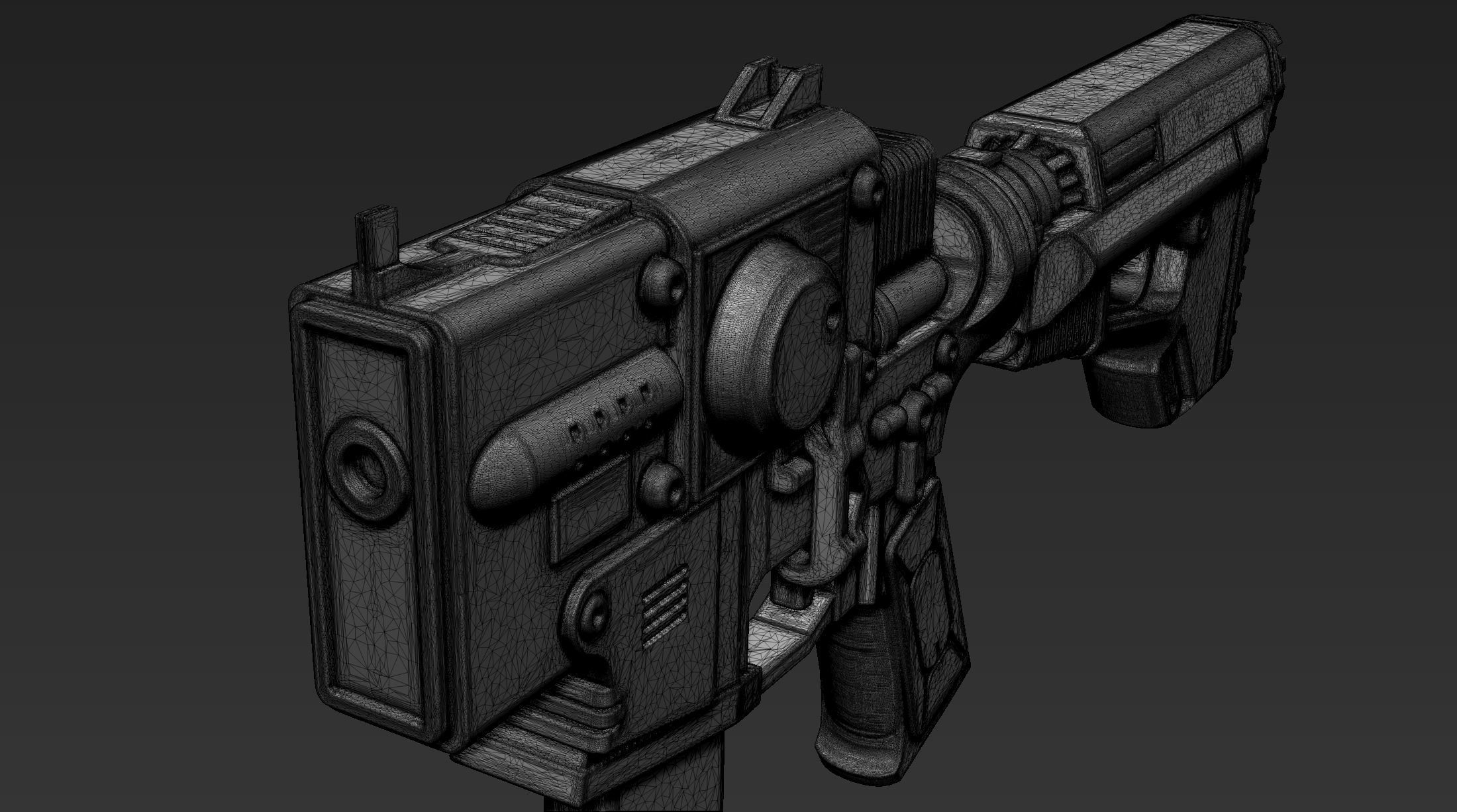 3D Printable Sci-Fi Weapon Part 4 3D model_9