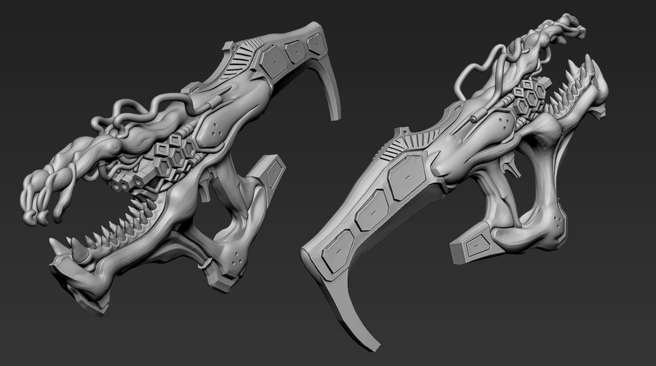 3D Printable Sci-Fi Weapon Part 4 3D model_2